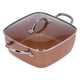 thumbnail image 4 of Juego de 4 Uds Sartén antiadherente Ticfox Sartén para freír Rejilla para cocinar al vapor Cesta para freír, 4 of 14