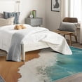 thumbnail image 4 of Waves Rugs for Living Room Bedroom Entryway - Beach Rug 2x3 - Ocean Carpet for Home Decor - Washable Non Slip Patterned Indoor Small Area Rug - Soft & Low Pile (ZN&756), 4 of 7