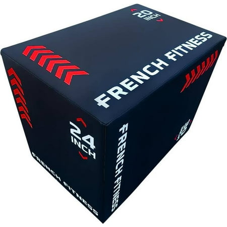 French Fitness 20-24-30 3-In-1 Soft Foam Plyo Box (New)