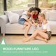 thumbnail image 2 of 4 Sets Solid Wood Furniture Legs Nordic Style Furniture Legs Furniture Parts, 2 of 3