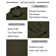 thumbnail image 5 of COOFANDY Mens Casual Button Down Shirts Slim Fit Button Up Shirt Long Sleeve Shirt for Men, 5 of 6