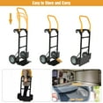 thumbnail image 4 of RedSwing Convertible Hand Truck – 2-in-1 Portable 4-Wheel Dolly Cart, Heavy-Duty Platform Cart for Moving, 330 lbs Capacity, 4 of 9