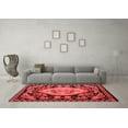 thumbnail image 3 of Ahgly Company Indoor Square Medallion Red French Area Rugs, 8' Square, 3 of 4