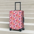 thumbnail image 6 of Gukieu Festive Christmas Stocking Cheer Print Suitcase Protective Cover, Elastic Zipper Buckle Suitcase Protective Cover, Suitable for Travel, Business Trip-Large, 6 of 7