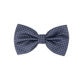 thumbnail image 1 of Pajaritas preatadas de lunares para hombres INSPIRE CHIC para el Día del Padre, pajaritas para bodas y fiestas, azul marino y blanco, talla única, 1 of 5
