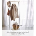 thumbnail image 6 of Yamazaki Home Coat Rack with Shelf, White, Steel, Supports 24.2 pounds, 6 of 7