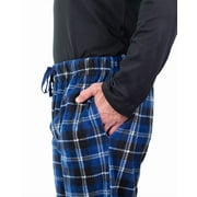 DG Hill Mens Pajama Pants, Fleece Pajama Bottoms with Pockets, Plaid or Camo Mens Sleep Pants