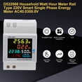 thumbnail image 3 of Medidor de energía Walfront D52-2066 con pantalla LCD 220V 100A, 3 of 9