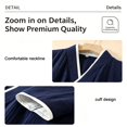 thumbnail image 2 of Mens Summer Robe Cotton Lightweight Bathrobe, Long Kimono Robe, Breathable Soft Bath Robe For Summer, Lounge & Shower Loose Fit Pajama, 2 of 7