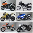 thumbnail image 2 of Heavy Mountain Off-road Simulation Alloy Motorcycle Model Street Car Sports Car Ornament Christmas Gift, 2 of 5