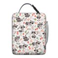 thumbnail image 6 of Panda Insulated Lunch Box Men Reusable Lunch Tote Bag with Detachable Handle Portable Lunch Bag Office Travel, 6 of 6