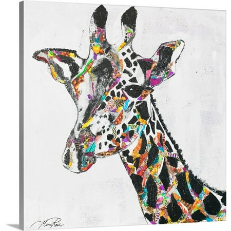 Safari Collage - Great BIG Canvas Gina Ritter Premium Thick-Wrap Canvas entitled Safari Collage II