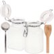 thumbnail image 4 of 2 Sets Bath Salt Storage Bottles Mask Powder Bottles Sub-packaging Bottles with Spoon, 4 of 4