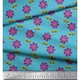 thumbnail image 3 of Soimoi Cotton Poplin Fabric Leaves & Floral Artistic Fabric Prints by Yard 42 Inch Wide, 3 of 3