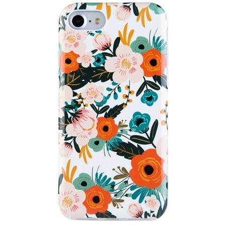 High Supply Case for iPhone 7 and iPhone 8, Floral Flower Cute Case, Dual Layer Covers for Girls, Sturdy and Protective Bumper for Apple iPhone 7 and 8 (Obsession Camellia, iPhone 7 & 8) Obsession