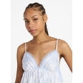 thumbnail image 4 of No Boundaries Satin Cami and Shorts Sleep Set, 2-Piece, Women's XS-XXL, 4 of 5