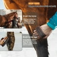 thumbnail image 6 of MAXIMILIAN World Class Handmade Equine Stiff Body Horse Brush. Professional Equine Grooming Tools. Effortlessly Removes Mud, Sweat and Dirt from Your Horses Hair., 6 of 6