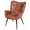 Brown flannel, variant on Modern Upholstered Dining Chair – Solidified Wood Legs, Supportive Backrest, Versatile Accent Leisure Chair for Kitchen, Dining Room, Living Room, Restaurant