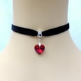 thumbnail image 6 of tasrioml Choker Necklaces Adjustable Chic Faux Leather Vintage Gothic Style Velvet Choker for Women, 6 of 8