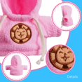 thumbnail image 4 of Conjunto de capa y sudadera con capucha para Eilik con 4 sudaderas con capucha y capa, 4 of 6