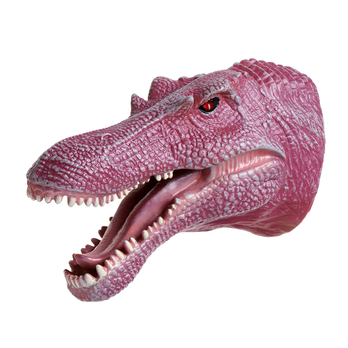 Soft Hand Puppet Tyrannosaurus Rex Dinosaur Plastic Raptor Head Kids Toys AM 
