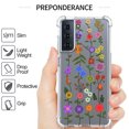 thumbnail image 3 of CoverON Phone Design For Samsung Galaxy S21 FE Case, Clear Flexible Soft Rubber Slim TPU Cover, Flower Garden, 3 of 8