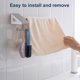 thumbnail image 5 of Cuchara Gancho Rack 360 ° Colgador giratorio Organizador de soporte de toalla montado en la pared para cocina Baño, Gris 2pcs Monstrate LF000056-03B×2, 5 of 7