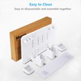 thumbnail image 6 of Mspan Toothbrush Razor Holder for Shower: Wall Mounted Tooth Brush Organizer - Self Adhesive Hanging Mount for Bathroom Toothpaste Shaver Loofah & Electric Toothbrush, 6 of 6