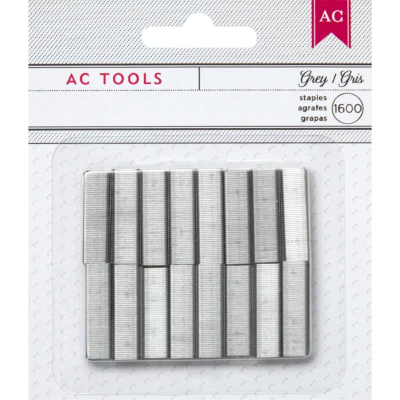 Diy Shop Mini Stapler Refill Staples 1,600/pkggray