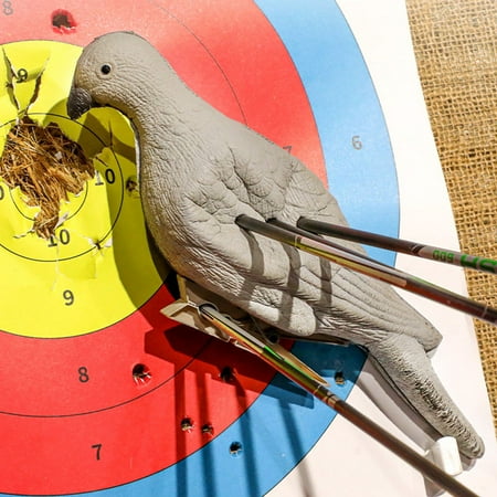 Masteelf Foam Pigeon Statue Foam Pigeon Figure Archery Animal Target Hunting Practice Target