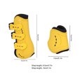thumbnail image 2 of Bottes de Tendon de Cheval, Bottes de Tendon de Cheval Amortissant les Chocs avant de Cheval Réglable Bottes Arrière Bottes pour la Protection de la Compétition de Saut d'Amortisseur d'Équitation, 2 of 8