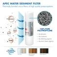 thumbnail image 3 of APEC Water Systems FILTER-MAX90-38 US Made 90 GPD Complete Replacement Set for Ultimate Series Reverse Osmosis Water Filter System with 3/8" D Tubing Quick Dispense , White, 3 of 8