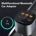 thumbnail image 4 of Retractable Car Charger, Bluetooth FM Transmitter Adapter, Handsfree Call Car Charger, 5-in-1 Fast Car Phone Charger, 4 of 8