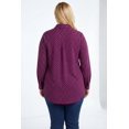thumbnail image 2 of Woman Within Plus Size Perfect Long Sleeve Shirt, 2 of 6