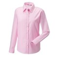 thumbnail image 4 of Russell Collection- Camisa de manga larga con tejido Oxford de fácil cuidado para mujer (Rosa Clásico), 4 of 5
