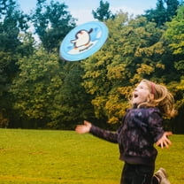 WRITWAA Soft Foam Flying Disc Toy Sky , Lightweight Outdoor Disc Toss Game for Kids and Adults, 1 Piece