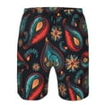 thumbnail image 3 of Logiee Paisley1 Print Mens Swim Trunks Quick Dry Board Shorts,Breathable Hawaii Beach Shorts Swimwear Bathing Suits-XX-Large, 3 of 6