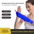 thumbnail image 2 of GHSDFBB Support de Poignet Compression Attelle de Poignet Élastique Ajustable Soutien du Canal Carpien pour Sports Protection, Entraînement Physique, Arthrite, Tendinite Soulagement de la Douleur Taille Unique pour Main Gauche Ou Droite, 2 of 7