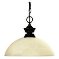 thumbnail image 2 of 1 Light Pendant In Billiard Style 14 Inches Wide By 11 Inches High     -Traditional Installation Z-Lite 100701Mb-Dmo14, 2 of 2