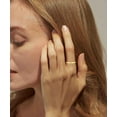 thumbnail image 2 of 14K Gold Plated Ring Stacking Thin Plain Band Stackable Thumb Finger Ring Gold Wedding Band 1MM 2MM 3MM 4MM 5MM Ring for Women Men Comfort Fit Size 5-11, 2 of 2