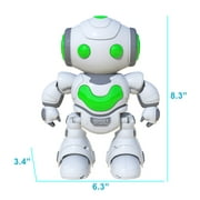 Babyltrl Robot Toy for Kids,RC Intelligent Electronic Dancing Robot with Music / Light for Age 3-6 Boys Girls,White