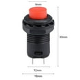 thumbnail image 3 of 3X Push Button ON-OFF Switch 12mm Round Latching SPST For Car Dash Boat 12v-250v, 3 of 6