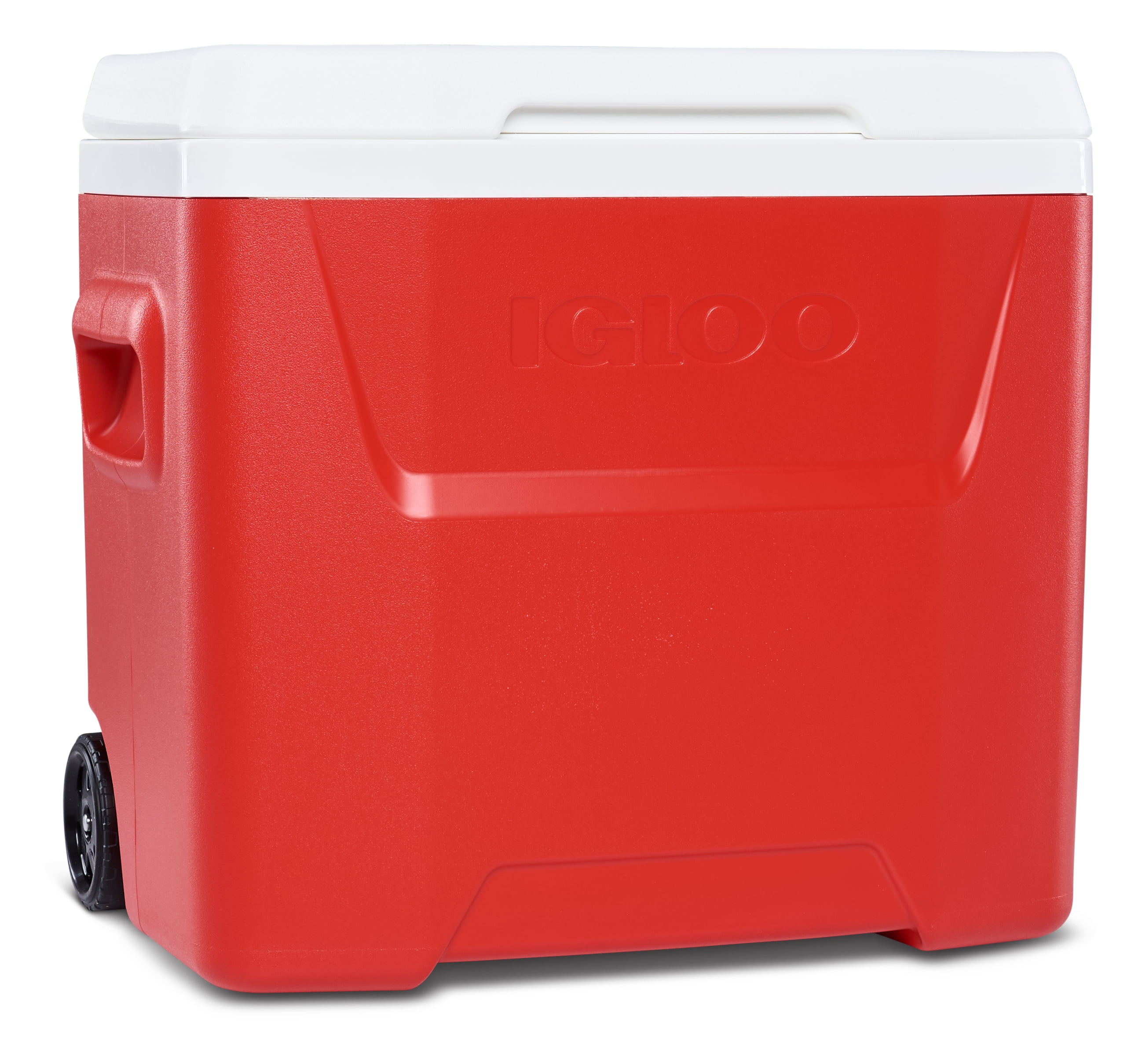 cooler with wheels red