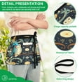 thumbnail image 4 of Yayeee Waist Apron with Pockets for Cooking Waterproof Half Server Aprons, Mystical Owls Pattern, 4 of 7