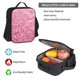 thumbnail image 5 of Easygdp Pink Glitter Mochila para Niños y Niñas con Set de Caja de Almuerzo y Estuche para Lápices 3 en 1, Mochila Escolar Estampada para Adolescentes, 5 of 7