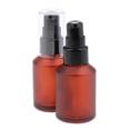 thumbnail image 4 of Botellas de vacías, dispensador de contenedor de spray de bomba recargable para maquillaje, loción, tóner, champú, viaje, paquete 4 Salvador Botella de maquillaje de loción vacía, 4 of 10
