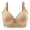 Beige, variant on Women's Push Up Wireless Bra Comfort Support No Underwire Bras Comfortable Wire Bralette Everyday Underwear