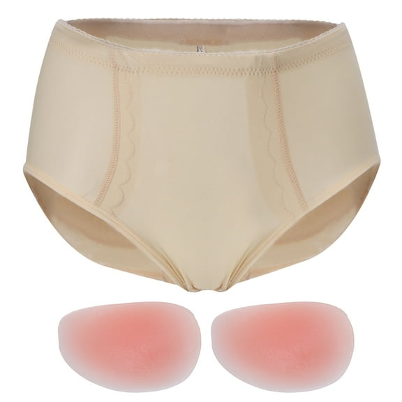 jinliangrun Women Underwear Hip Enhancer with Silicone Pad Fake Buttock Sexy Butt Padded Panty
