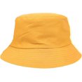 thumbnail image 2 of CoCopeaunts Ladies Bucket Hat Simple Solid Color Double Sided Wear Bucket Cap Summer Fishing Walking Casual Cotton Fisherman Hat, 2 of 8