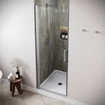 thumbnail image 4 of Locone 30" x 76" Semi-Frameless Pivot Shower Door with CrystalTech Treated 1/4" Tempered, Clear Glass, Polished Chrome Hardware, SKU: DSD-3464-236-CH, 4 of 6